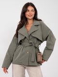 Trench Khaki con Cinturón