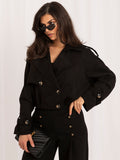 Trench corto negro