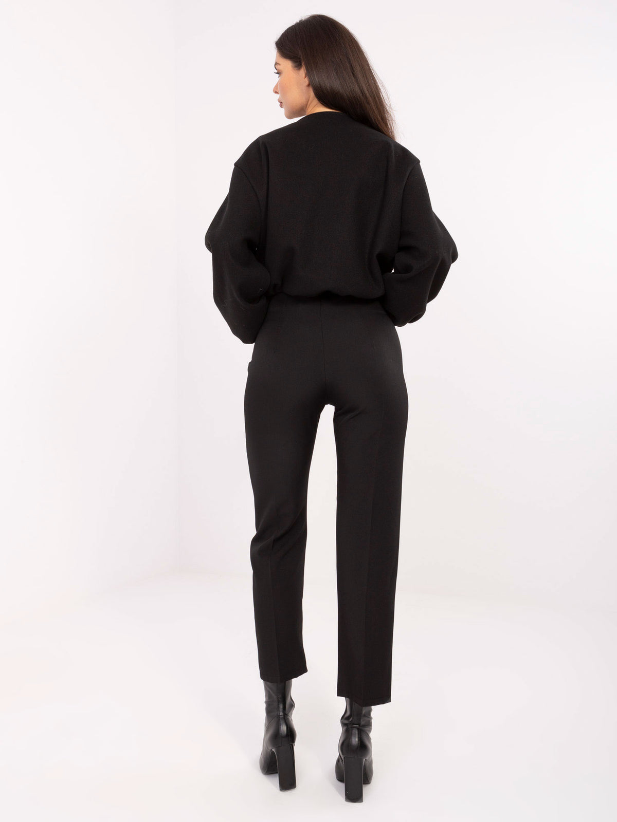 Pantalón elegante 7/8 negro