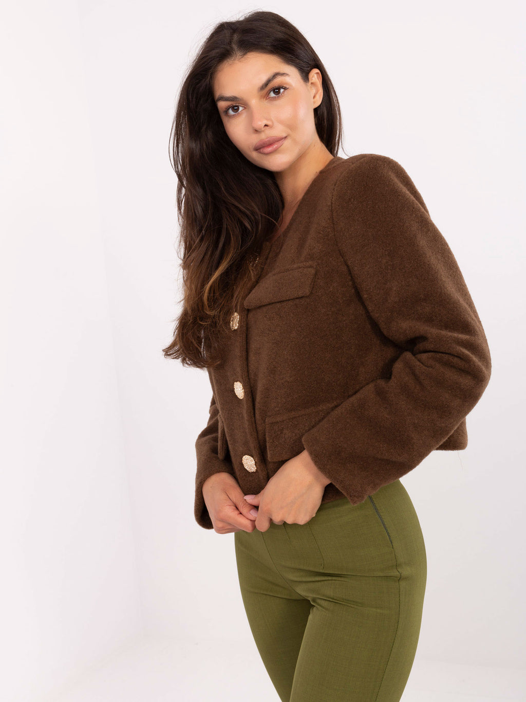 Blazer Marrón Estructurado