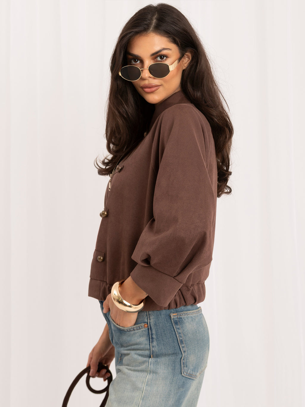 Chaqueta napoleón fango efecto ante