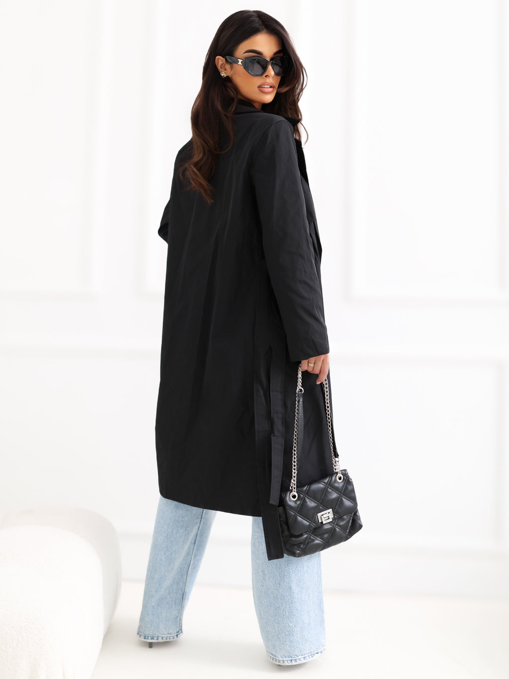 Trench Negro de Entretiempo