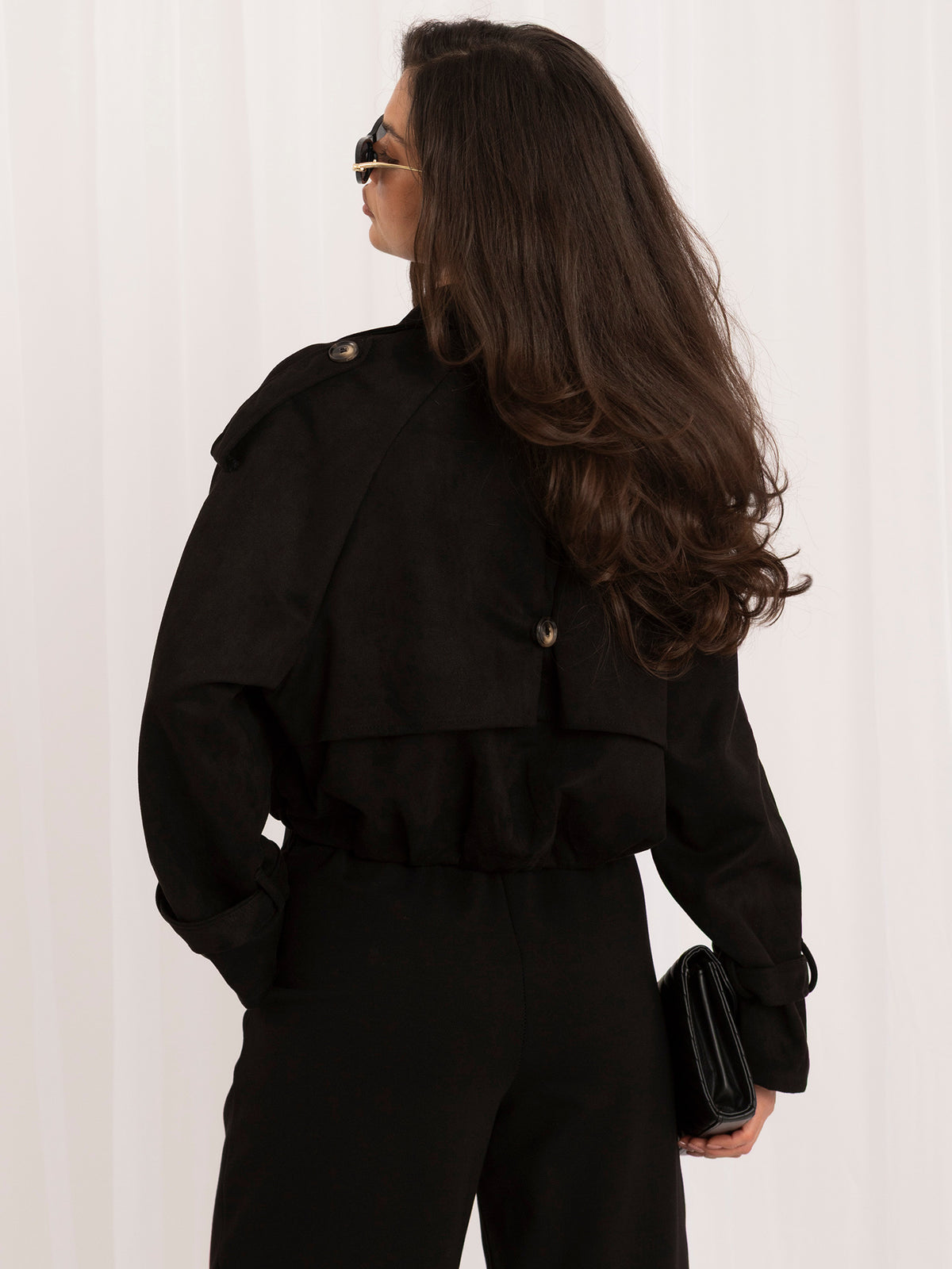 Trench corto negro