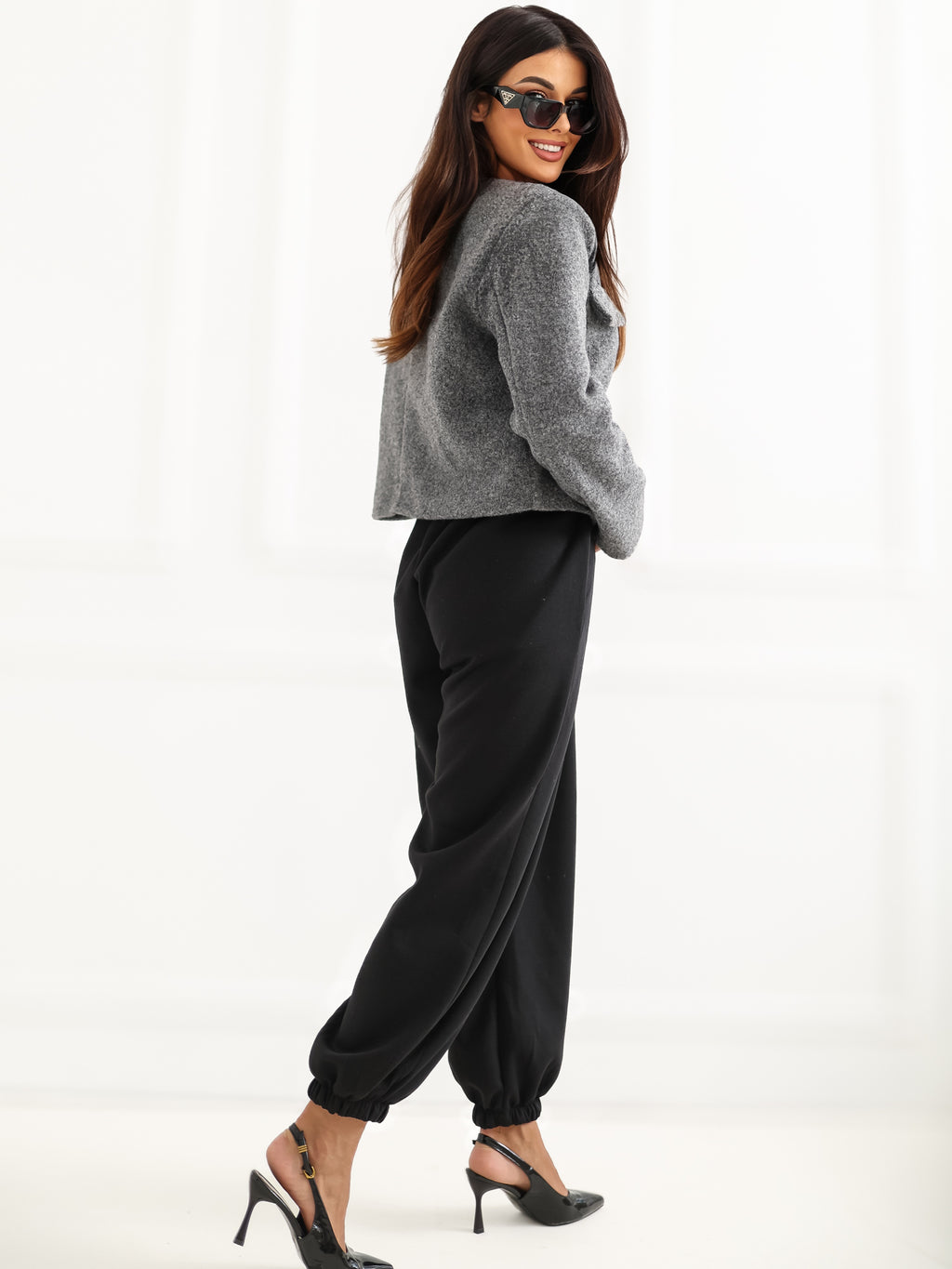 Blazer Gris Elegante con Forro